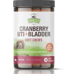 Strawfield Pets Cranberry + UTI Bladder Chews Grain-Free Dog Supplement