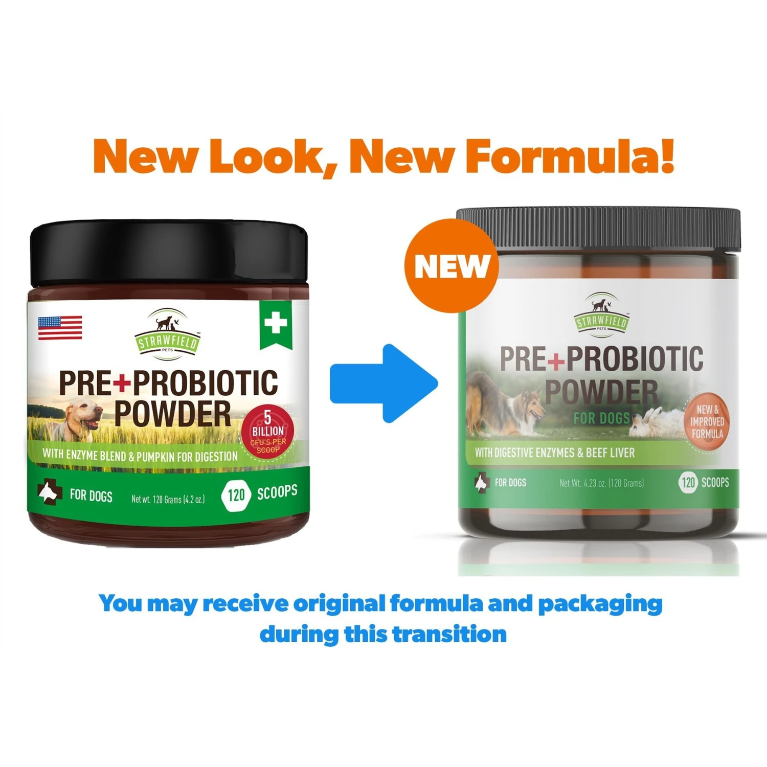 Strawfield Pets Pre + Probiotic Powder Dog Supplement 2 Strawfield Pets Pre + Probiotic Powder Dog Supplement - Image 2