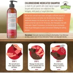 Strawfield Pets Chlorhexidine Medicated Dog, Cat & Horse Shampoo 15 Strawfield Pets Chlorhexidine Medicated Dog, Cat & Horse Shampoo -Pet Wellness 169447 PT6. AC SS1800 V1679928951