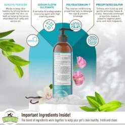 Strawfield Pets Benzoyl Peroxide Medicated Dog & Cat Shampoo -Pet Wellness 169449 PT4. AC SS1800 V1679928946