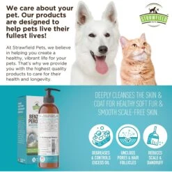 Strawfield Pets Benzoyl Peroxide Medicated Dog & Cat Shampoo -Pet Wellness 169449 PT5. AC SS1800 V1679928892