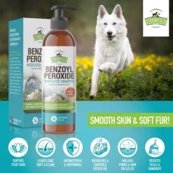 Strawfield Pets Benzoyl Peroxide Medicated Dog & Cat Shampoo -Pet Wellness 169449 PT8. AC SS1800 V1679928891