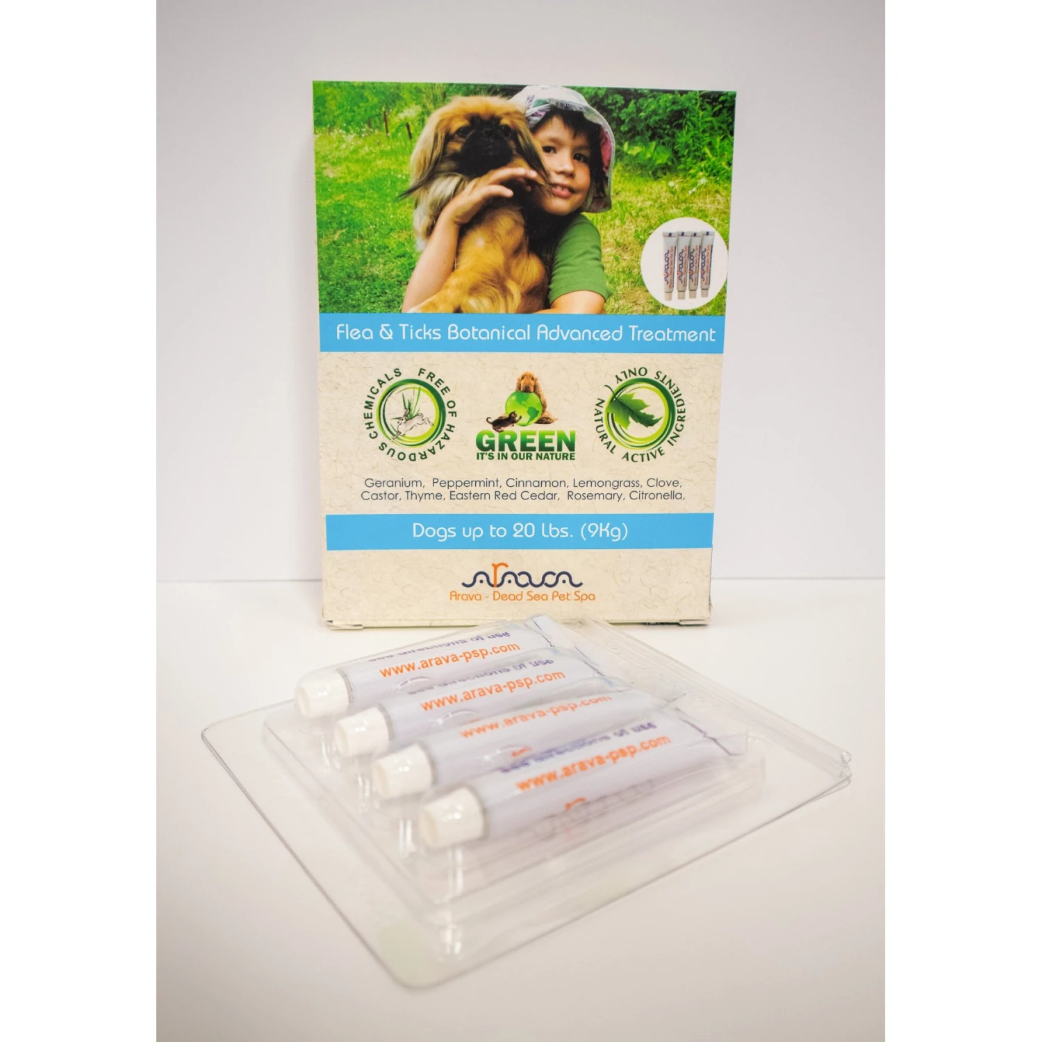 Arava Dead Sea Pet Spa Flea & Tick Spot Treatment For Dogs, Up To 20 Lbs 3 Arava Dead Sea Pet Spa Flea & Tick Spot Treatment For Dogs, Up To 20 Lbs - Image 3
