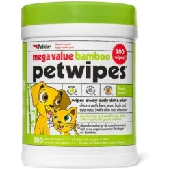 Petkin Bamboo Petwipes Dog & Cat Wipes