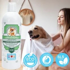 Pawtitas Organic Eucalyptus & Spearmint Oatmeal Dog Shampoo & Conditioner 16 Pawtitas Organic Eucalyptus & Spearmint Oatmeal Dog Shampoo & Conditioner -Pet Wellness 173803 PT7. AC SS1800 V1682103757