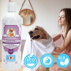 Pawtitas Organic Orange Blossom & Bergamot Oatmeal Dog Shampoo & Conditioner -Pet Wellness 173807 PT7. AC SS1800 V1682100992