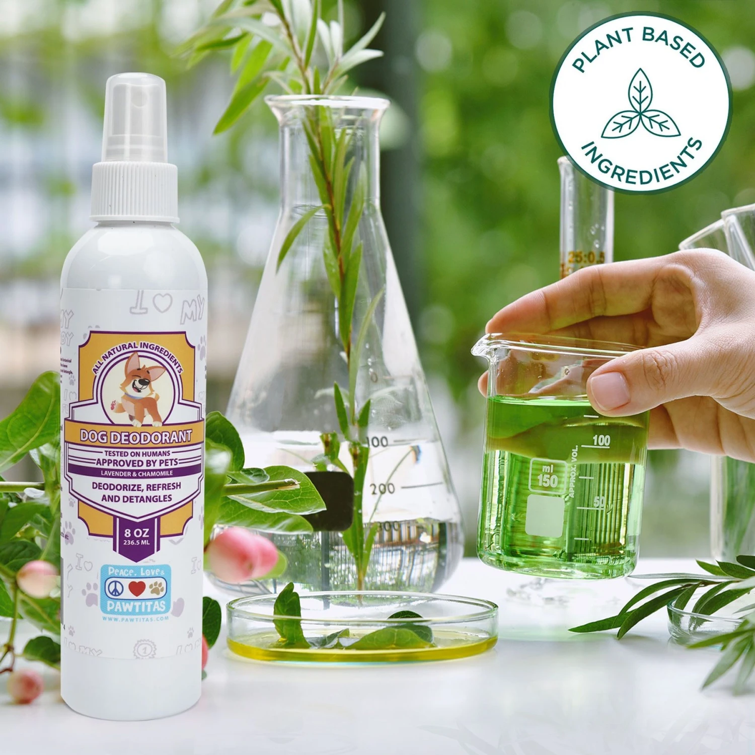 Pawtitas Organic Lavender & Chamomile Dog Deodorant 6 Pawtitas Organic Lavender & Chamomile Dog Deodorant - Image 6