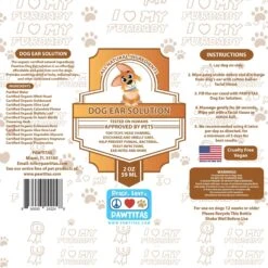 Pawtitas Organic Ear Dog Cleaner 16 Pawtitas Organic Ear Dog Cleaner -Pet Wellness 173818 PT7. AC SS1800 V1660706001