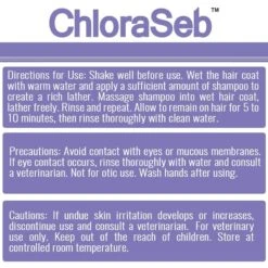 ChloraSeb Antiseptic Dog Shampoo -Pet Wellness 175562 PT2. AC SS1800 V1677707687