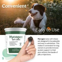 Mycogen Immune Supplement Soft Chew For Dogs -Pet Wellness 175591 PT5. AC SS1800 V1680193431