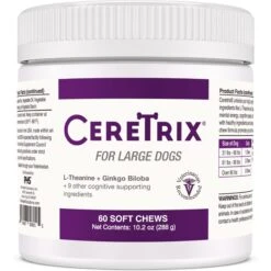 Ceretrix Soft Chew Brain & Nervous System Supplement For Large Breed Dogs