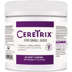 Ceretrix Soft Chew Brain & Nervous System Supplement For Small Breed Dogs