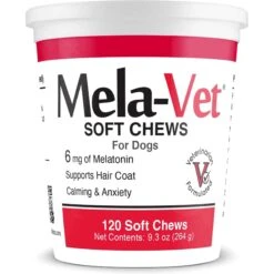 Mela-Vet Soft Chew Skin & Coat Supplement For Dogs & Cats