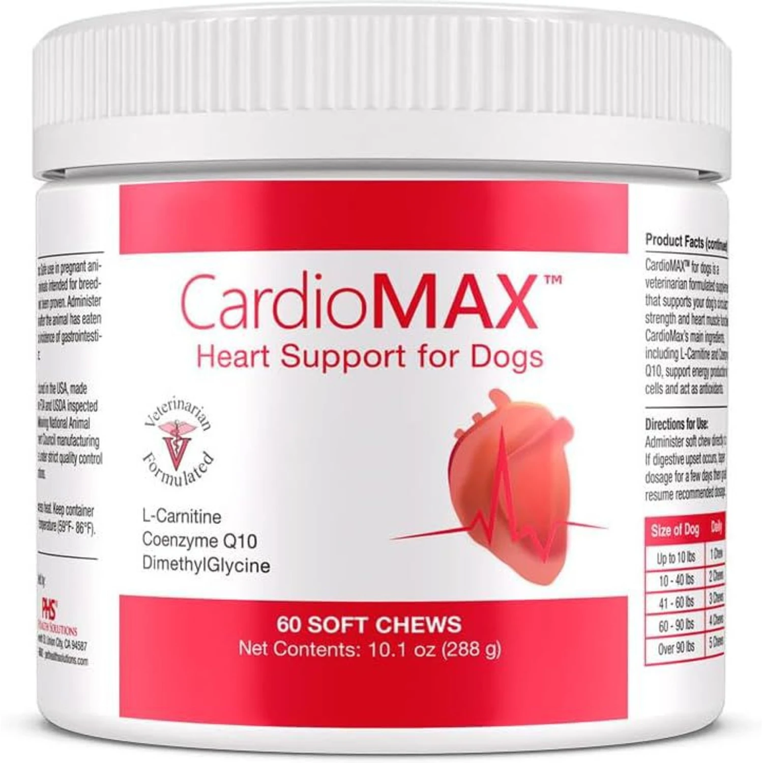 CardioMAX Soft Chew Dog Heart Supplement, 60 Count 1 CardioMAX Soft Chew Dog Heart Supplement, 60 Count