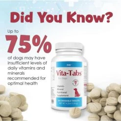 Vita-Tabs Liver Flavored Multivitamin For Dogs 13 Vita-Tabs Liver Flavored Multivitamin For Dogs -Pet Wellness 175616 PT4. AC SS1800 V1679690771