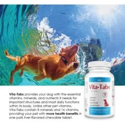Vita-Tabs Liver Flavored Multivitamin For Dogs 15 Vita-Tabs Liver Flavored Multivitamin For Dogs -Pet Wellness 175616 PT6. AC SS1800 V1679927376