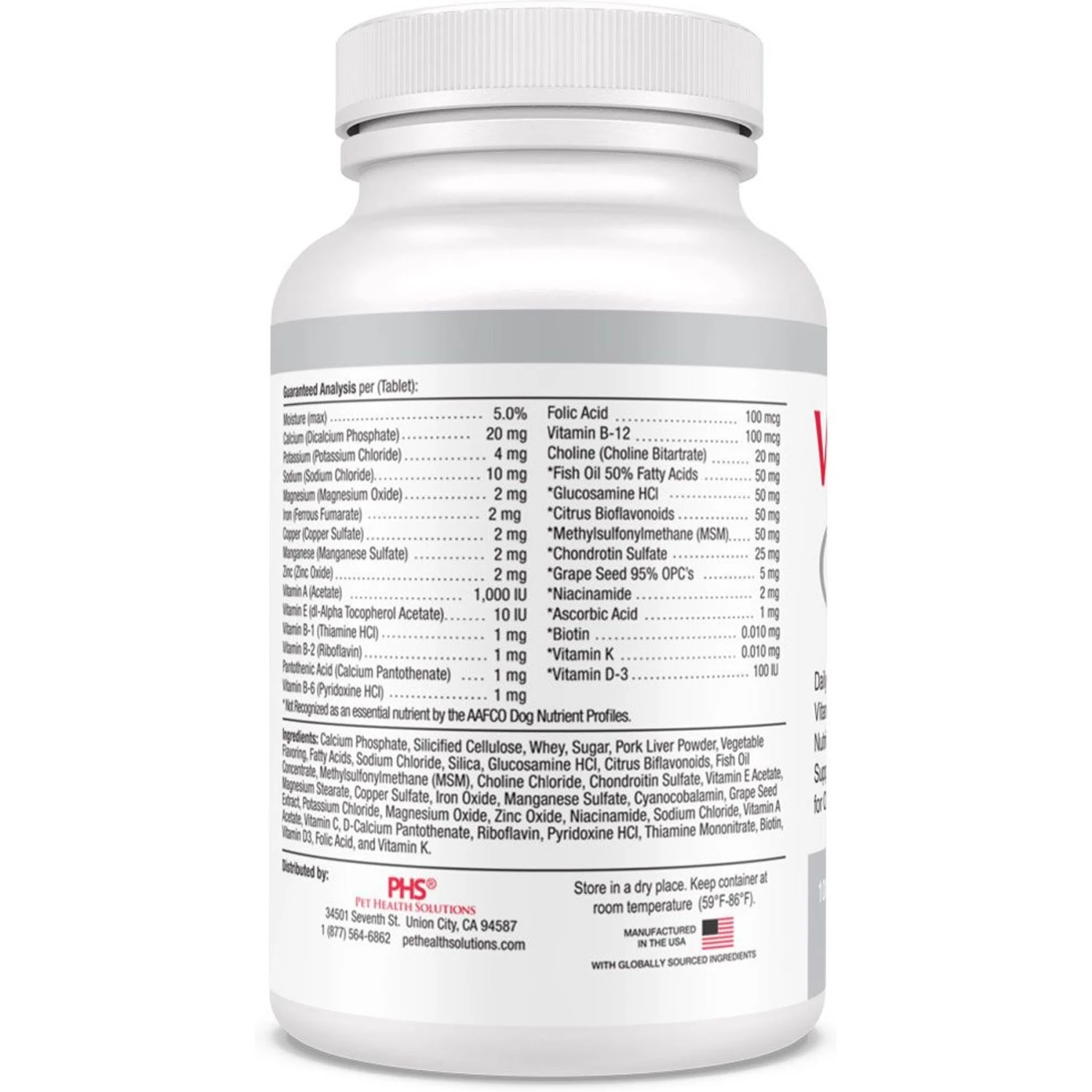 Vita-Tabs Silver Liver Flavored Multivitamin For Senior Dogs 3 Vita-Tabs Silver Liver Flavored Multivitamin For Senior Dogs - Image 3