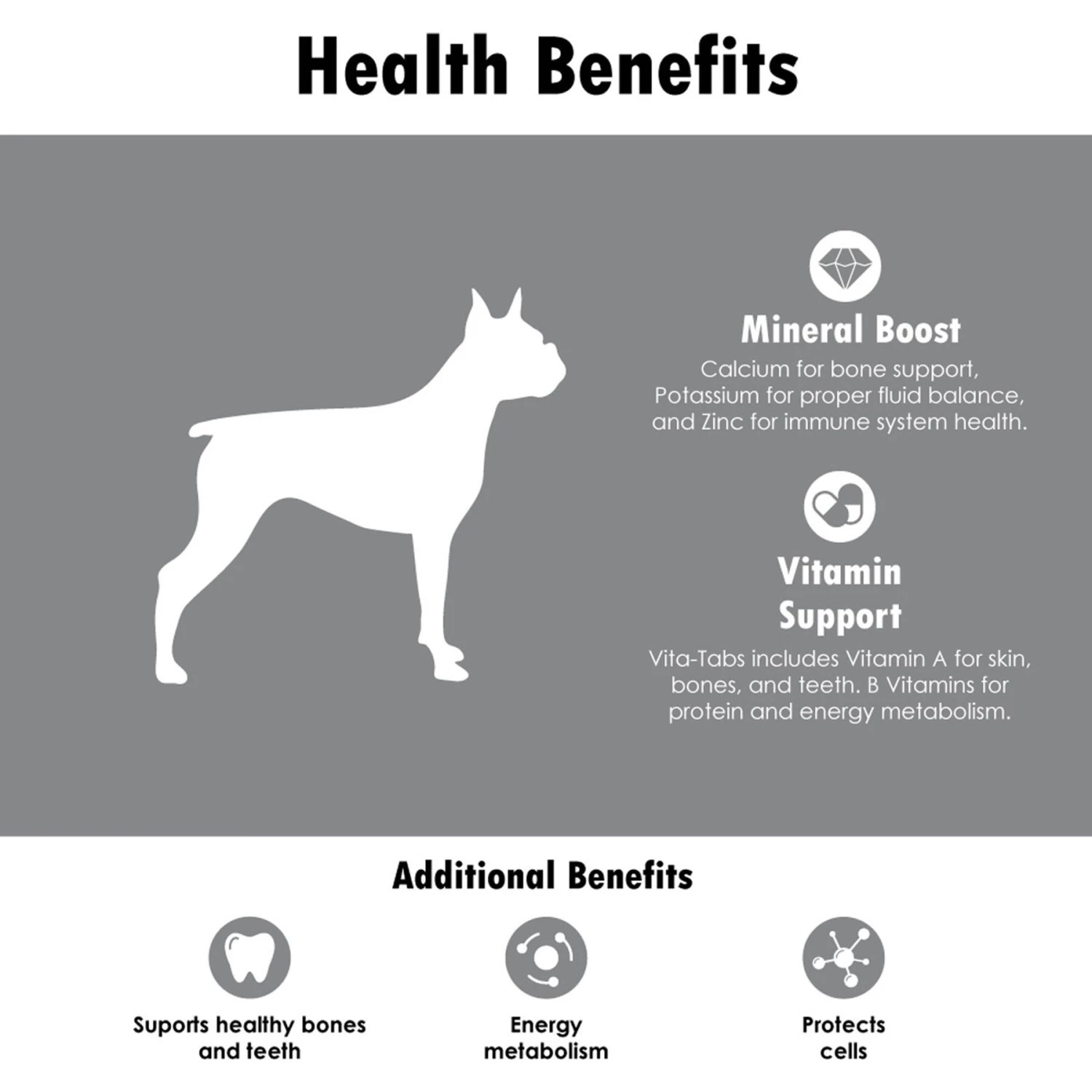 Vita-Tabs Silver Liver Flavored Multivitamin For Senior Dogs 5 Vita-Tabs Silver Liver Flavored Multivitamin For Senior Dogs - Image 5
