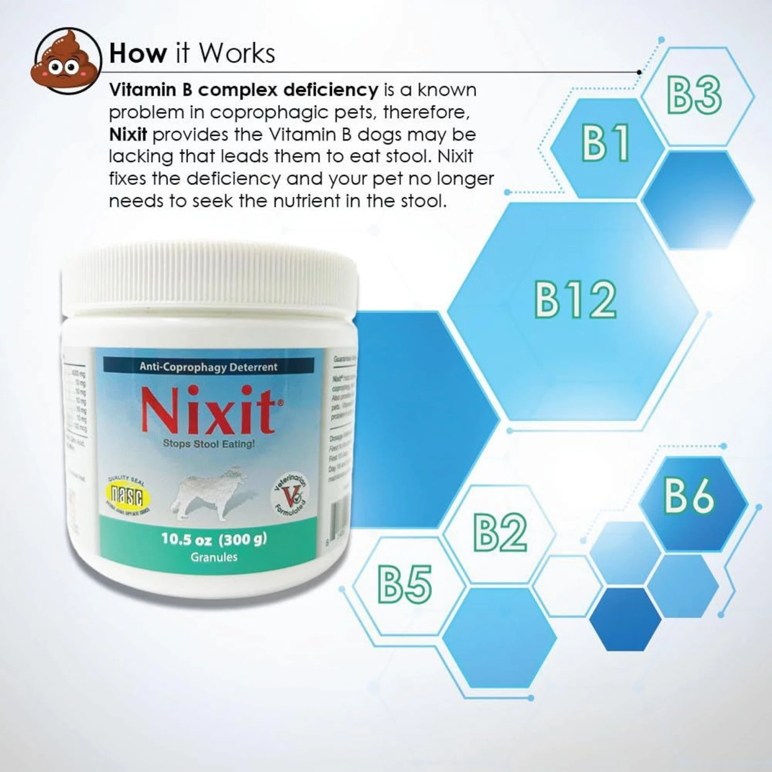 Nixit Powder Coprophagia Supplement For Dogs 3 Nixit Powder Coprophagia Supplement For Dogs - Image 3