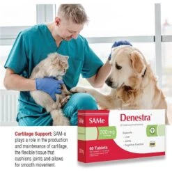 Denestra SAMe 200mg Tablet Liver & Joint Supplement For Dogs -Pet Wellness 175634 PT3. AC SS1800 V1686074153