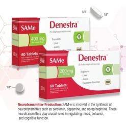Denestra SAMe 200mg Tablet Liver & Joint Supplement For Dogs -Pet Wellness 175634 PT5. AC SS1800 V1686072031