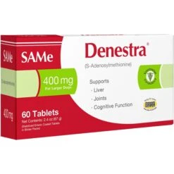 Denestra SAMe 400mg Tablet Liver & Joint Supplement For Dogs