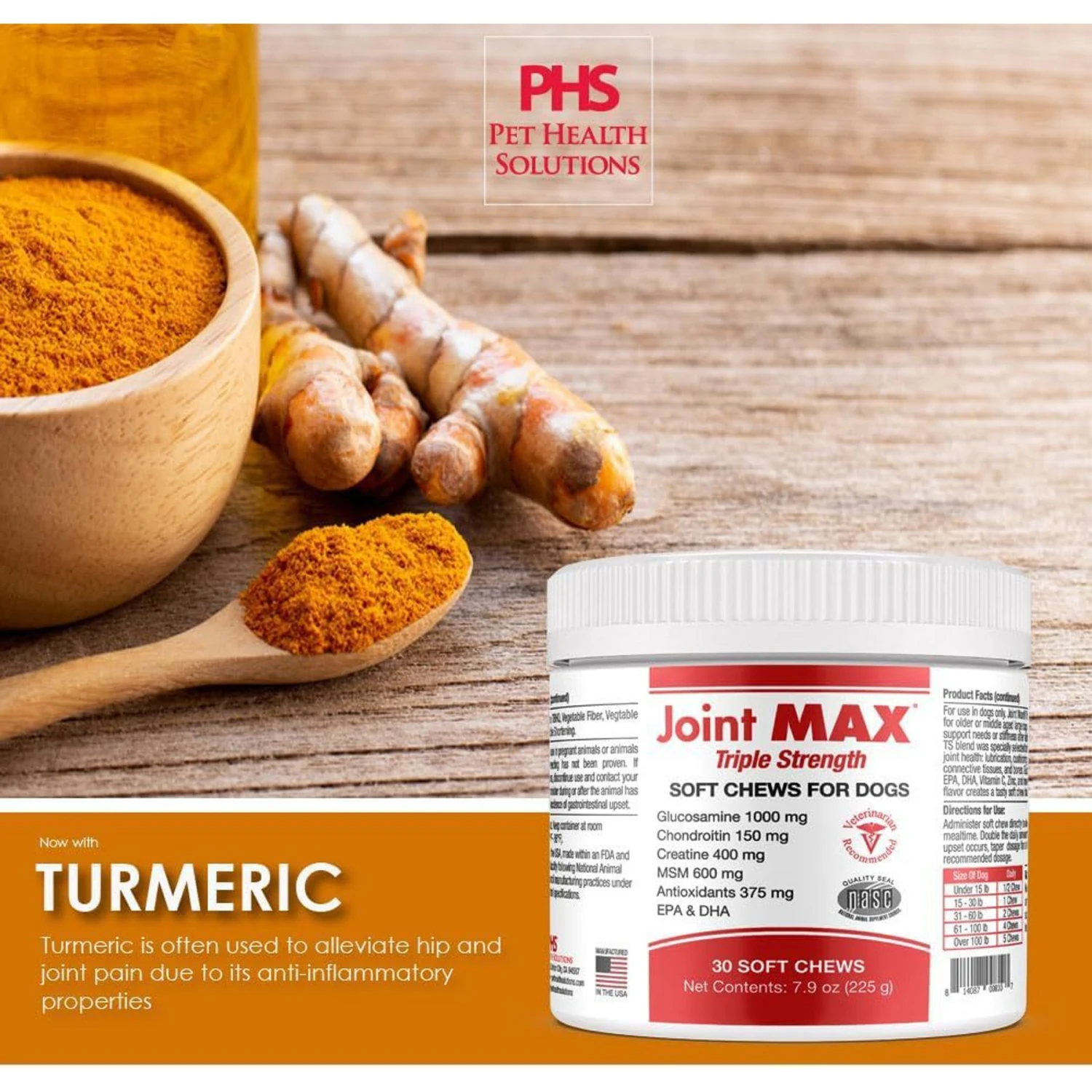 Joint MAX Triple Strength Soft Chew Joint Supplement For Dogs 6 Joint MAX Triple Strength Soft Chew Joint Supplement For Dogs - Image 6