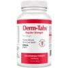Derm-Tabs Regular Strength Liver Flavored Chewable Tablet Skin & Coat Supplement For Dogs