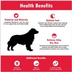 Derm-Tabs Regular Strength Liver Flavored Chewable Tablet Skin & Coat Supplement For Dogs -Pet Wellness 175666 PT3. AC SS1800 V1680099880