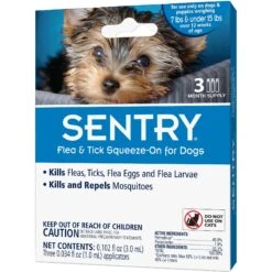 Sentry Flea & Tick Spot Treatment For Dogs, Under 15 Lbs