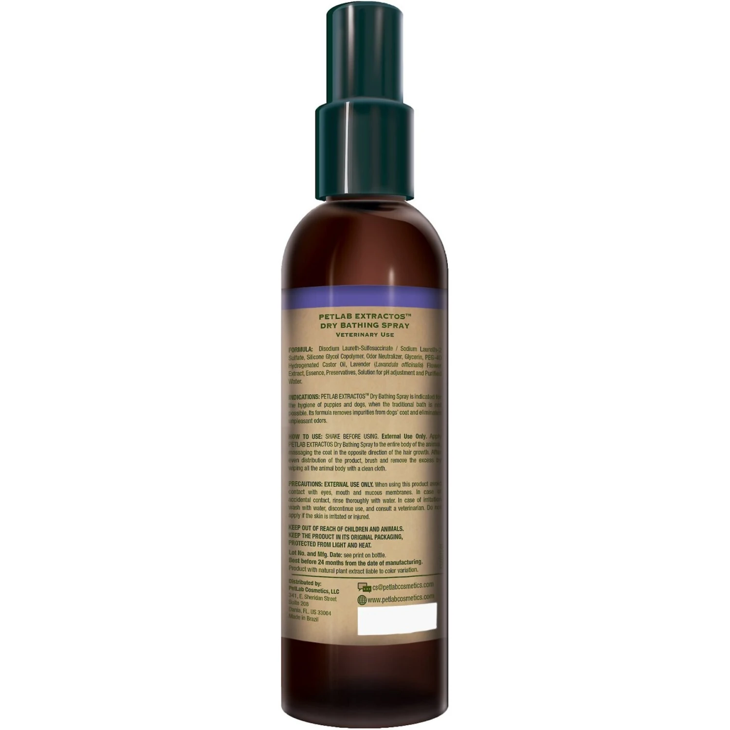 PetLab Extractos Lavender Extract Dry Bathing Dog Spray 2 PetLab Extractos Lavender Extract Dry Bathing Dog Spray - Image 2