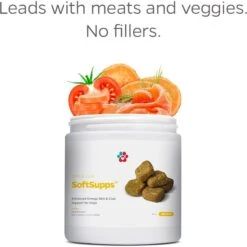 Pet Parents Skin & Coat SoftSupps Omega Skin & Coat Dog Supplement, 90 Count -Pet Wellness 178456 PT3. AC SS1800 V1674762882