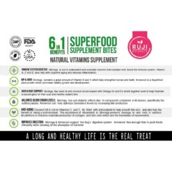 Ruji Naturals 6x1 Multivitamin Superfood Dog Supplement -Pet Wellness 178572 PT4. AC SS1800 V1563300168