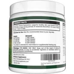 K9 Nature Supplements All-Clear Allergy Treats Bacon & Chicken Flavor Dog Supplement 6 K9 Nature Supplements All-Clear Allergy Treats Bacon & Chicken Flavor Dog Supplement -Pet Wellness 178636 PT2. AC SS1800 V1563299910