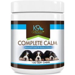 K9 Nature Supplements Complete Calm Dog Anxiety Relief Chicken Flavor Dog Supplement