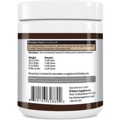 K9 Nature Supplements Complete Calm Dog Anxiety Relief Chicken Flavor Dog Supplement -Pet Wellness 178642 PT2. AC SS1800 V1563891460
