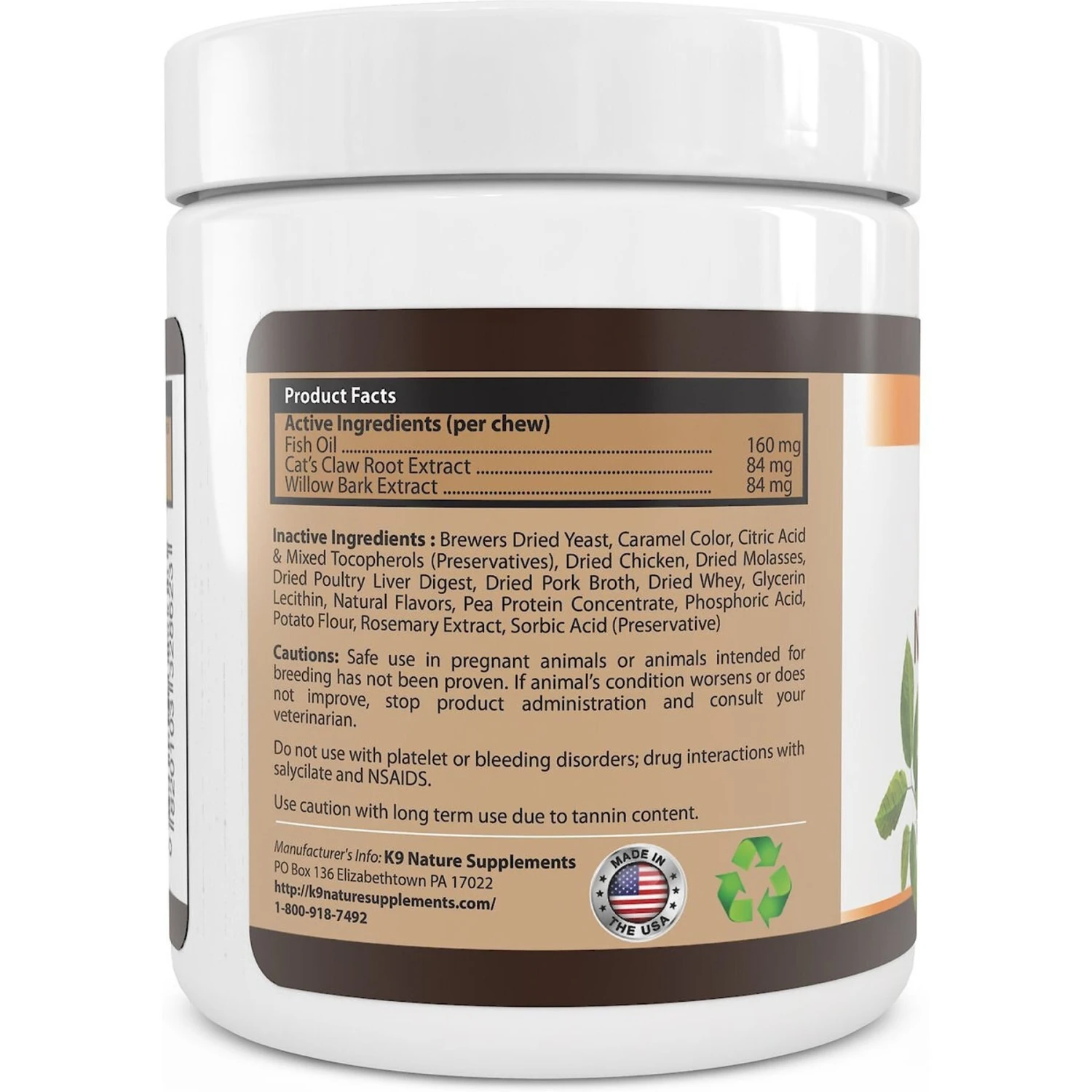 K9 Nature Supplements Nature's Aches Away Pain Relief Hip & Joint Dog Supplement 2 K9 Nature Supplements Nature's Aches Away Pain Relief Hip & Joint Dog Supplement - Image 2