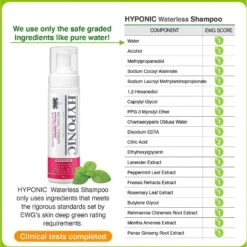 Hyponic Hypoallergenic Waterless Dog & Cat Shampoo -Pet Wellness 178681 PT4. AC SS1800 V1611702706