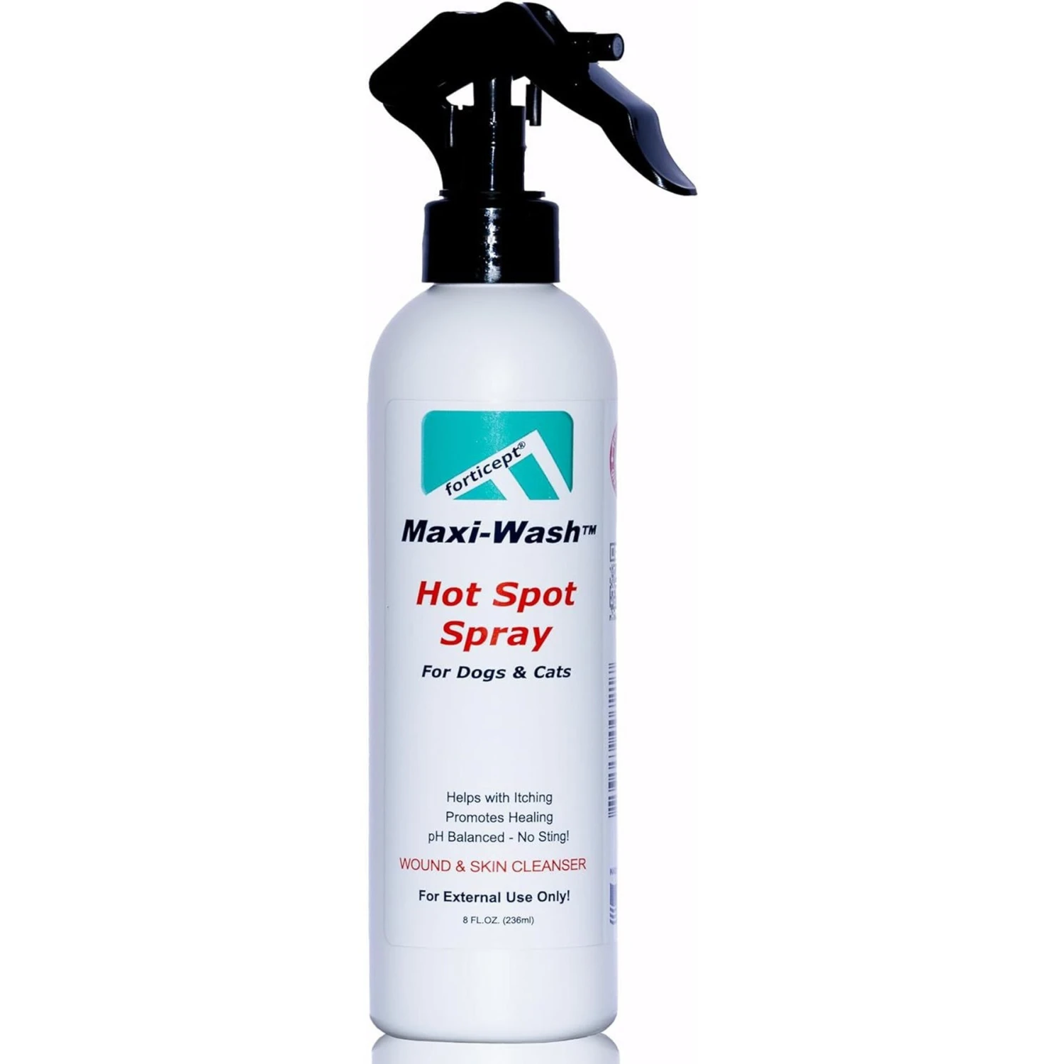 Forticept Maxi-Wash Antimicrobial Skin & Wound Treatment Spray For Dogs, Cats, Horses & Small Pets 1 Forticept Maxi-Wash Antimicrobial Skin & Wound Treatment Spray For Dogs, Cats, Horses & Small Pets