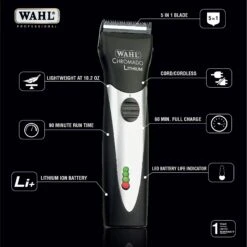Wahl Chromado Lithium Cordless Pet Hair Grooming Clipper 10 Wahl Chromado Lithium Cordless Pet Hair Grooming Clipper -Pet Wellness 179431 PT4. AC SS1800 V1563290226