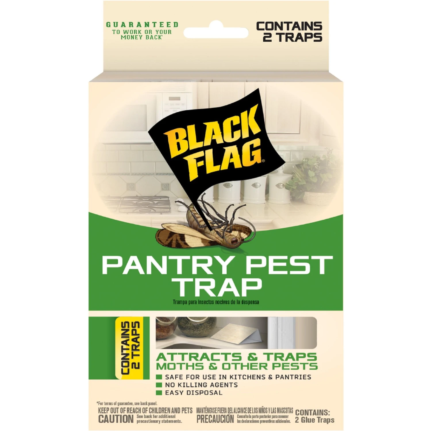 Black Flag Pantry Pest Glue Trap 1 Black Flag Pantry Pest Glue Trap