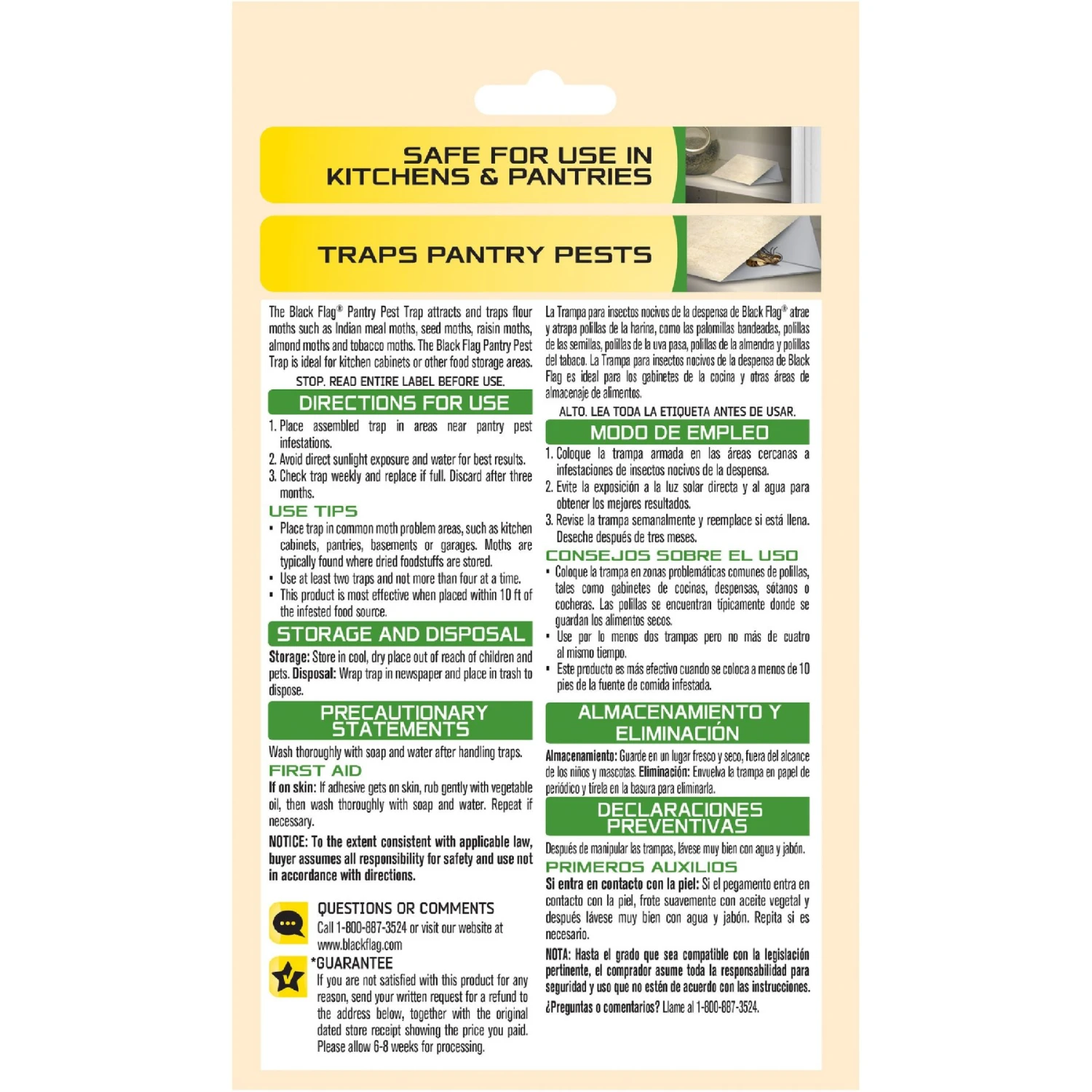 Black Flag Pantry Pest Glue Trap 2 Black Flag Pantry Pest Glue Trap - Image 2