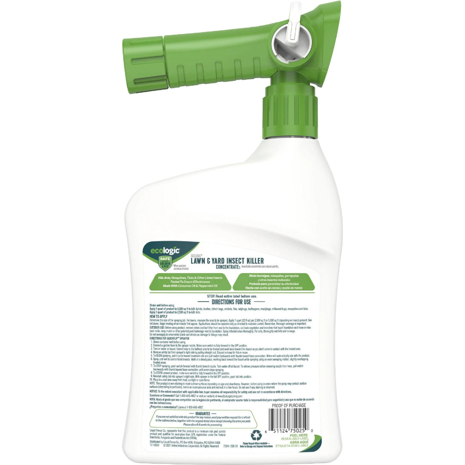 EcoLogic Lawn & Yard Insect Killer Spray 2 EcoLogic Lawn & Yard Insect Killer Spray - Image 2