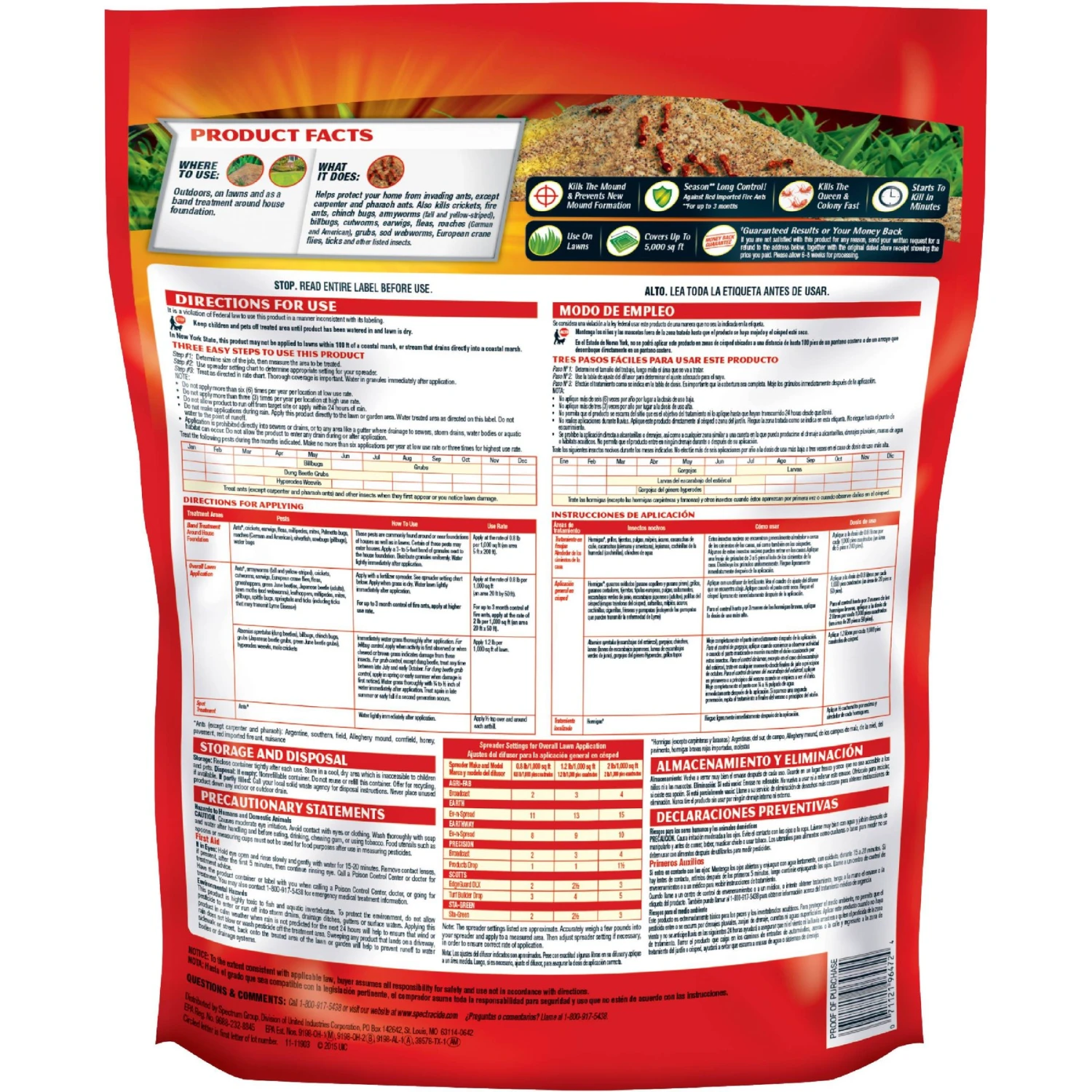 Spectracide Fire Ant Shield Mound Destroyer Granules 2 Spectracide Fire Ant Shield Mound Destroyer Granules - Image 2