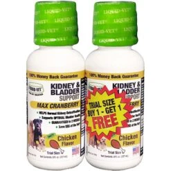 Liquid-Vet Kidney & Bladder Support Max Cranberry Chicken Flavor Dog Supplement