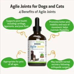 Pet Wellbeing Agile Joints Bacon Flavored Liquid Joint Supplement For Dogs & Cats -Pet Wellness 180317 PT4. AC SS1800 V1696888138