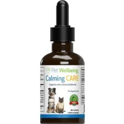 Pet Wellbeing Calming CARE Bacon Flavored Liquid Calming Supplement For Cats & Dogs