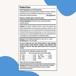 Pet Wellbeing Calming CARE Bacon Flavored Liquid Calming Supplement For Cats & Dogs -Pet Wellness 180324 PT6. AC SS1800 V1695306470