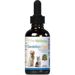 Pet Wellbeing Dandelion Root Bacon Flavored Liquid Digestive & Liver Supplement For Cats & Dogs