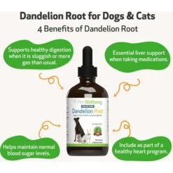 Pet Wellbeing Dandelion Root Bacon Flavored Liquid Digestive & Liver Supplement For Cats & Dogs 12 Pet Wellbeing Dandelion Root Bacon Flavored Liquid Digestive & Liver Supplement For Cats & Dogs -Pet Wellness 180328 PT3. AC SS1800 V1701363737